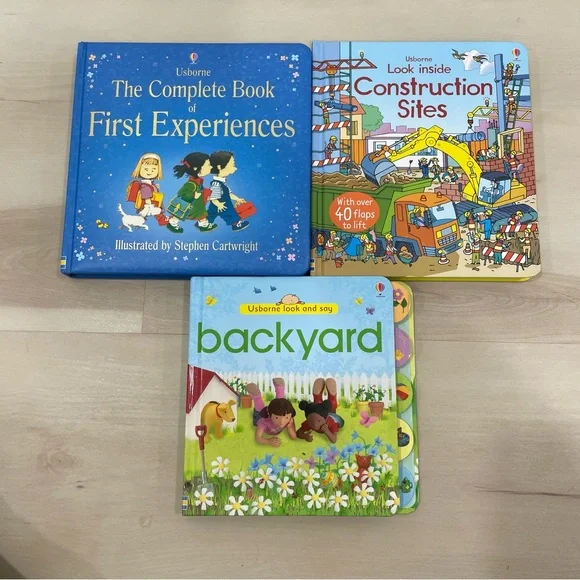EUC Usborne Set of 3 Books. Board Books. Children's Books. - Picture 1 of 10